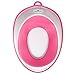 Infant Services Portable Toilet Potty Training Seat - Comfortable For Kids & Toddlers - Safe Non-Slip Surface - Hygienic and Durable - Pink