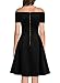 Miusol Women's Off Shoulder Short Sleeve Vintage Cocktail Party Swing Dress