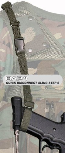 Quick Disconnect Sling (Black) - paintball part