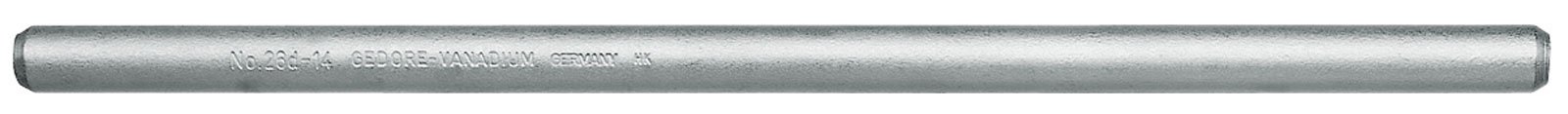 Gedore 26D-14 320 x 14 mm Tommy Bar - Silver