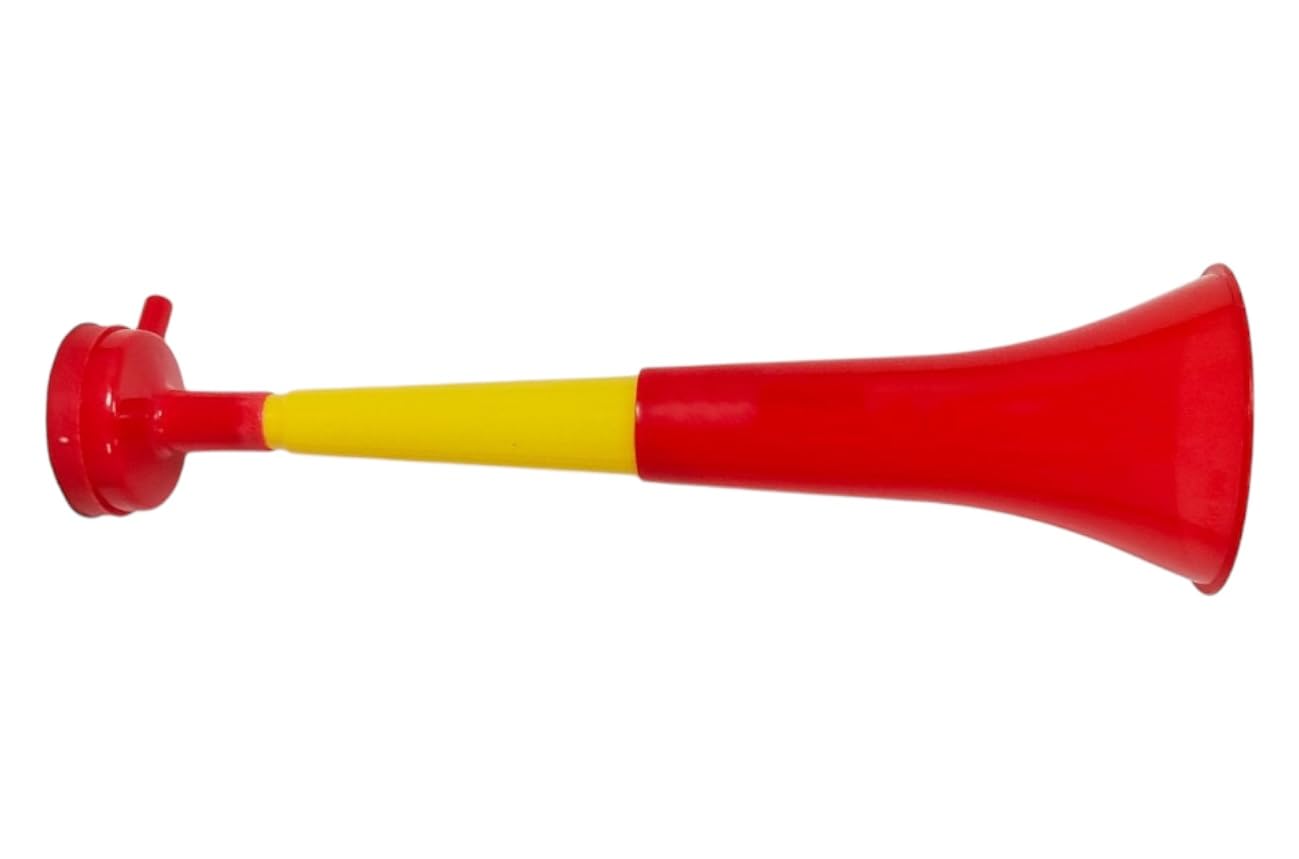 Pandiui23 Vuvuzela Two Body Trumpets - Accessory for Football and Sports Celebrations - Noisy Air Horn for Animation Ideal for Transporting (1 Product, Spain)