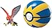 Pokemon X & Y Clip n Carry Pokeball Talonflame & Quick Ball Figure Set