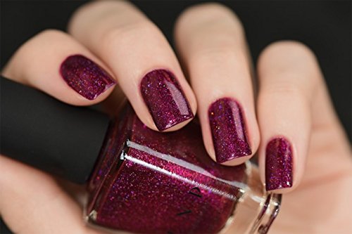 ILNP Showtime - Deep Raspberry Holographic Nail Polish