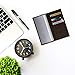 Access Denied Genuine Leather Checkbook Cover For Women & Men - Checkbook Holder For Duplicate Checks Card Wallet RFID