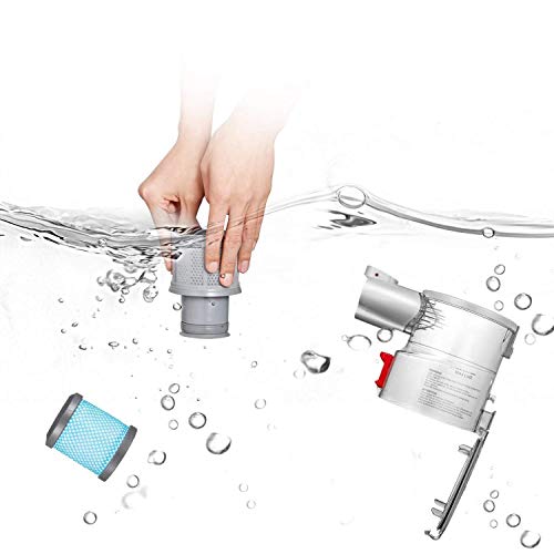 Deik Cordless Vacuum Cleaner, 2 in 1 Stick Handheld Vacuum with