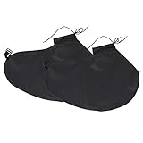 Surblue Replacement Collection Dump Bag for Ultra Blower Rake and Vacuum Leaf Blowers,Black,2 PCS