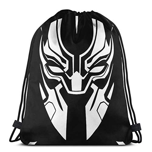 black panther drawstring bag