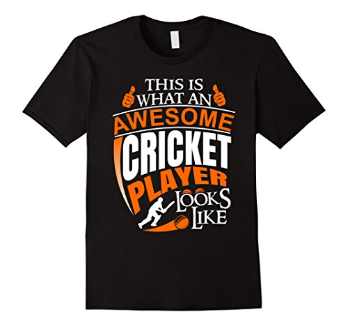Mens Funny Cricket Jersey- Awesome Cricket Player Tshirt XL Black