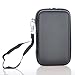 imoli Portable Hard Drive Case for External Hard Drive, USB Cable, USB Flash Drive and SD Cards (Black)