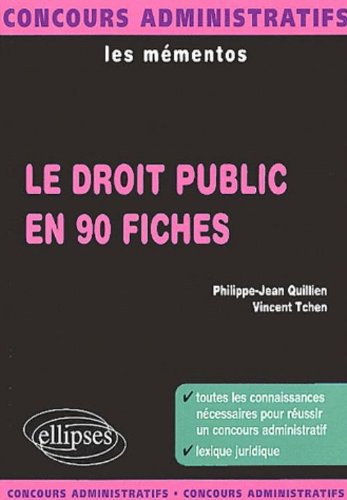 Le  droit public en 90 fiches