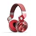 Bluedio T2s Bluetooth Headphones On Ear with Mic, 57mm Driver Rotary Folding Wireless Headset, Wired and Wireless Headphones for Cell Phone/TV/PC, 40 Hours Play Time (Red) primary