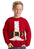 Kid's Santa Claus Costume | Novelty Christmas Sweater, Holiday Child Sweatshirt