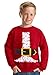 Kid's Santa Claus Costume | Novelty Christmas Sweater, Holiday Child Sweatshirt