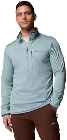 Columbia Men's Rapid Creek 1/4 Zip Lightweight Pullover, Mint