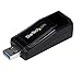 StarTech.com USB 3.0 to Gigabit Ethernet NIC Network Adapter - 10/100/100 Mbps Network Adapter - USB to Ethernet LAN Adapter - USB to RJ45 (USB31000NDS)