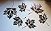 Metal Wall Art Maple Leaves Set of 6