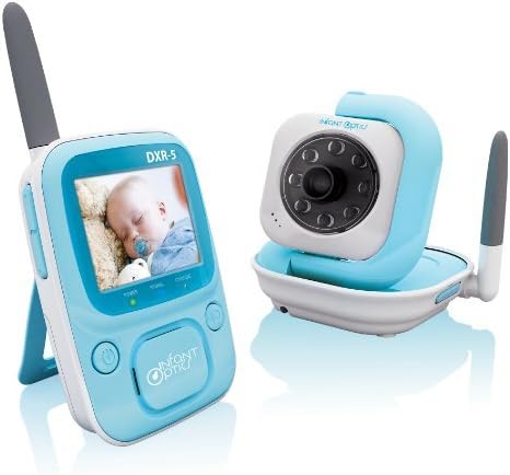 Infant Optics DXR-8 Video Baby Monitor With Interchangeable Optical Lens, White/Biege by Infant Optics