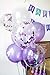 Mermaid Birthday Party Supplies and Decorations for Girls Birthday Party, 64 Piece Pack of Balloons, Flower Pom Poms, Cupcake Toppers and Hats by Bash Supplies
