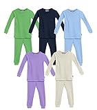 City Threads Boys' and Girls' Pajama Set PJs, Organic Cotton, Made in USA