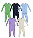 City Threads Boys' and Girls' Pajama Set PJs, Organic Cotton, Made in USA