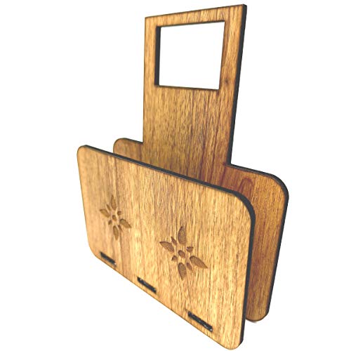MD Proelectra PD Craft0zone - Wooden Portable Wall Mobile Charging Holder - Creative Wooden Art