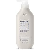 Method Body Lotion, Simply Nourish, Coconut, Rice Milk + Shea Butter notes, 24 Hours of Moisture 14 oz