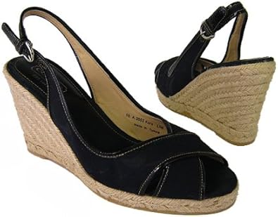 black wedges amazon