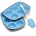 Maxi Nature Silicone Cupcake Pans with Spatula - 2 Pack, Non Stick, Durable, Easy to Clean - Microwave, Dishwasher & Freezer Safe - Silicone Molds for Mini Pies, Tarts, Cupcakes