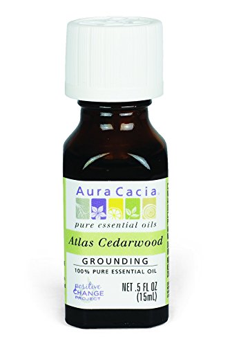 Aura Cacia Atlas Cedarwood Essential Oil, 0.5 Fluid Ounce