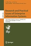Image de Research and Practical Issues of Enterprise Information Systems: 10th IFIP WG 8.9 Working Conference, CONFENIS 2016, Vienna, Austria, December 13–14