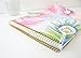 bloom daily planners 2017 Calendar Year Hard Cover Vision Planner - Monthly and Weekly Column Calendar View Planner - (January 2017 - December 2017) Peacock Feathers - 7.5