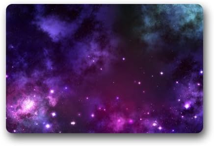 Life808 Universe Galaxy Space Stars Customize Bath Doormat Doormats Indoor/Machine-washable Door Mats Gate Pad 18 x 30 inch