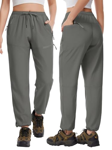 Ullnoy Women's Hiking Cargo Pants Quick-dry
