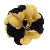 Two-Tone Men's Lapel Flower Pin