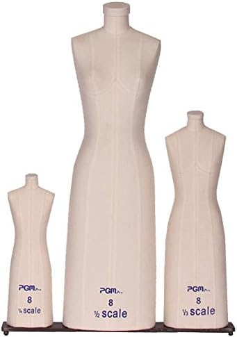 Pgm Professional Miniature Half Scale Dress Form 3 Piece Set Size 8 Amazon Ca Home Kitchen