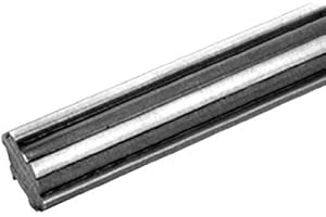 KS16X1000 Ametric® Metric Spline Shafting, KN 16x20 Profile x 1m C45 Steel, DIN 5463 , 20 mm (D2) Outside Diameter, 16 mm (D1) Groove Diameter, 6 Splines, 4 mm (W) Width of Spline, 1.91 kg/m (Mfg Code 1-090)