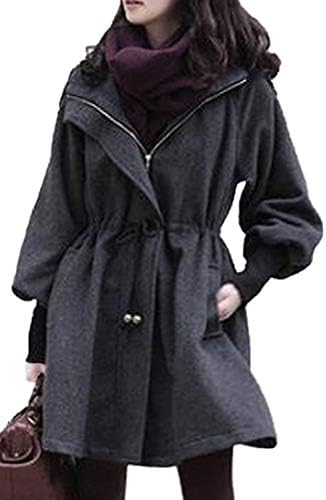 [Nous] コート アウター Pコート ジャケット レディース フード付き 前開き 冬 ロング