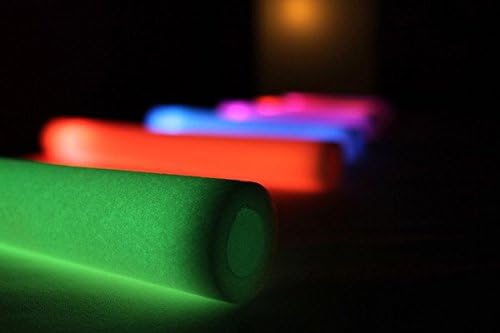 16" Multicolor LED Foam Stick Baton with Strobe Effect for Weddings, Parties and Dancing, 25 Pack LED Glow Sticks with 6 Mode Lighting