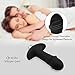 Vibrating Butt Plug, Anal Plug Trainer for Beginners Men Women Anal Play Approved Soft Silicone Anal Sex Toy,7 Vibration Modes (Black)