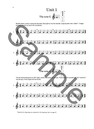 Sweet Pipes Recorder Book 1 (Soprano): A Method for Adults and Older Beginners - Thumbnail 2