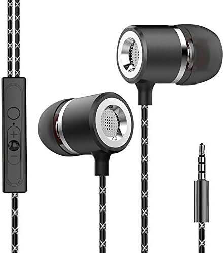 Wired Headphones(Earphones,Earbuds,Headsets), CHSMONB Bass Stereo Earbuds Headphones,In-Ear Headphones with Mic and 3.5mm Audio Portfor SmartPhones Laptop Tablets MP3 Players.