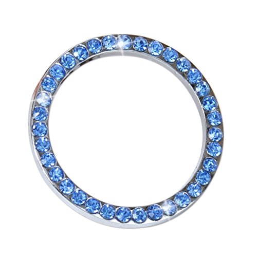Gilroy Auto Start Decor Rhinestone Car Engine Start Stop Decoration Crystal Interior Ring Decal for Vehicle Ignition Button - Thumbnail 3