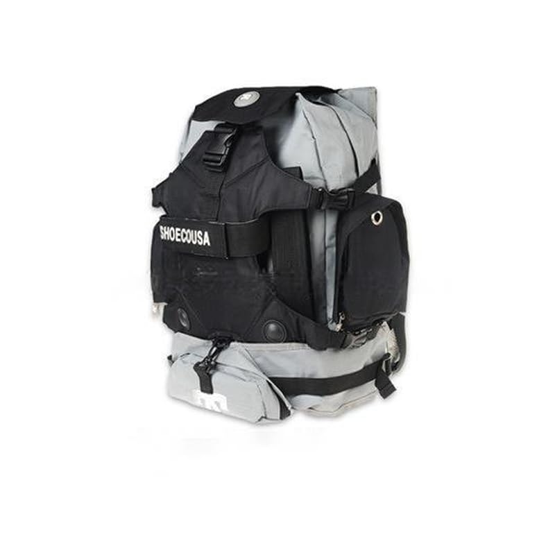 zalati Inline Skates Backpack Roller Skate Shoes Carrying Bag for Storage Easy to Carry Outdoor Sports - Black, L