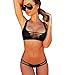 Sunward(TM) Sexy Hollow Women Bandage Bikini Set Push up Bra Swimsuit