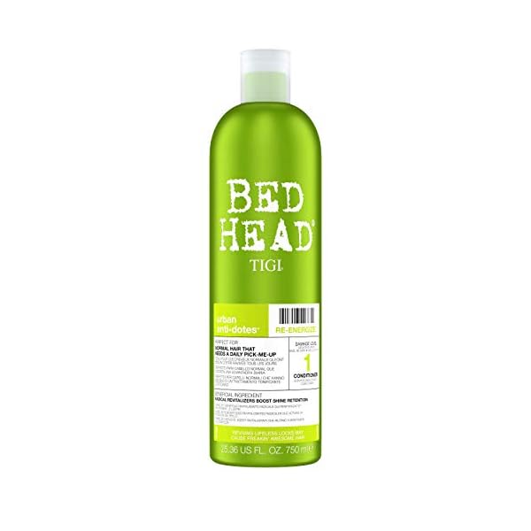 Bed-Head-by-Tigi-Urban-Antidotes-Re-Energise-Daily-Shampoo-and-Conditioner-2-x-750-ml Bed Head by TIGI Re-Energise Daily Shampoo and Conditioner for Normal Hair, 2x750 ml