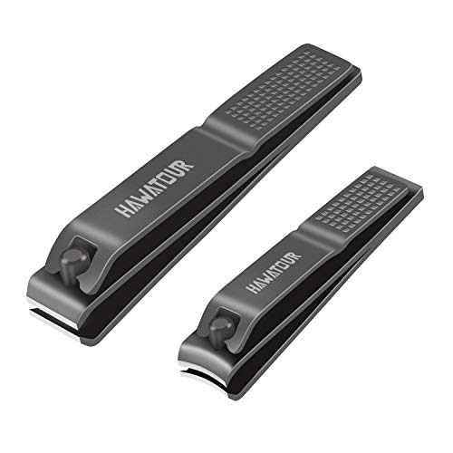 Nail Clippers Set, Ultra Sharp Sturdy Fingernail and Toenail Clipper Cutters with Visibly Tin Case by HAWATOUR - Thumbnail 6