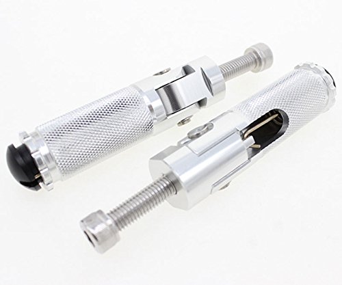 FXCNC Racing 8mm Billet Motorcycle Folding Rearsets Footrest Footpegs Foot pegs Pedal Universal for Kawasaki Z750 04-06,ZZR600 05-08,ZX9R 99-03,ZX10R 04-16 - Thumbnail 6