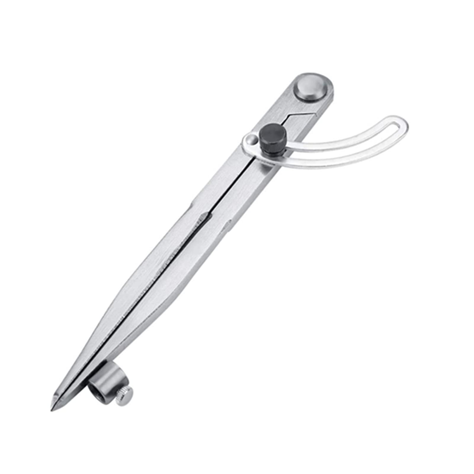 200mm Leather Compass, Adjustable Wing Divider Rotating Tool Craft Compasses for DIY Marking Scribe Carpentry