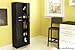 South Shore Axess 4-Door Storage Pantry Pure Black, Contemporary