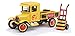 Motor City Classics 1:32 1923 Ford Model TT Yellow Pickup with 12 Cases and Hand Cart
